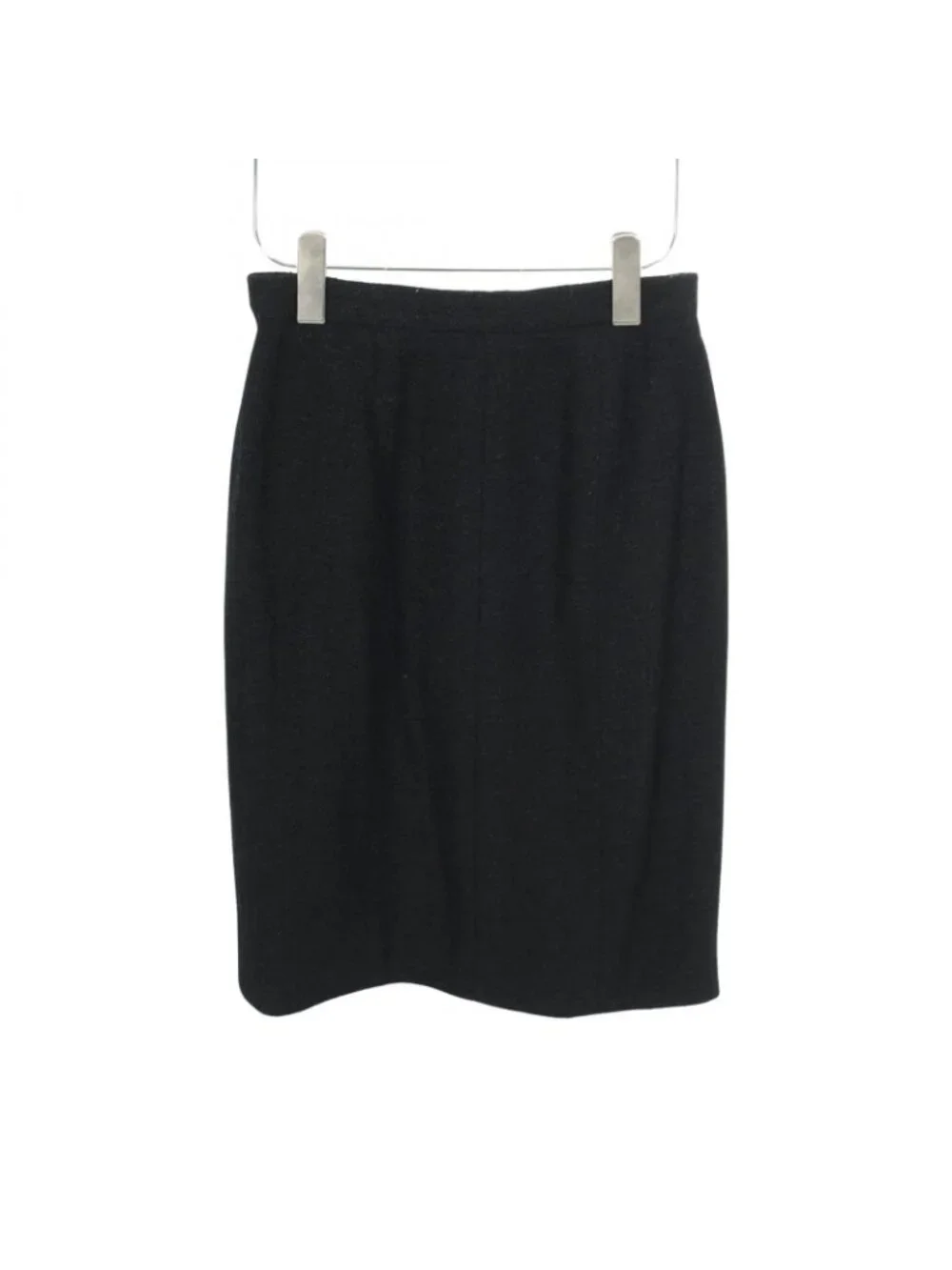 Chanel Suit CC Logo Button Tweed Wool Skirt